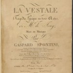 Title page, La Vestale. Mus 813.2.608