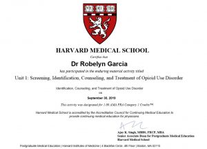harvard certificate graduate medical degree school postgraduate garcia dr physicians researchers providers offers education care health other master