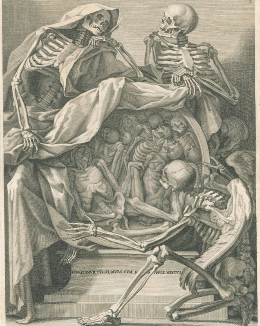 Frontispiece from Anatomia per uso et intelligenza del disegno