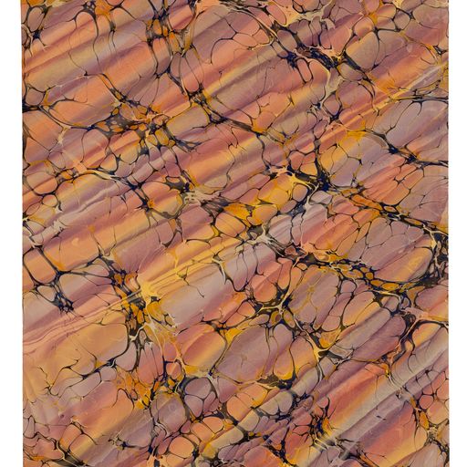 Marbled paper by Iris Nevins
