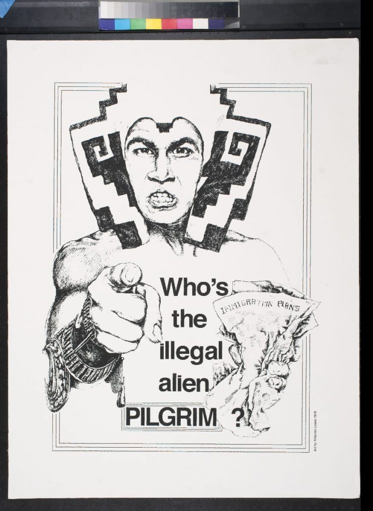 Who's the illegal alien, pilgrim?