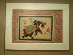 Prince Riding an Elephant, Mughal Period, 16-17th Century, India.