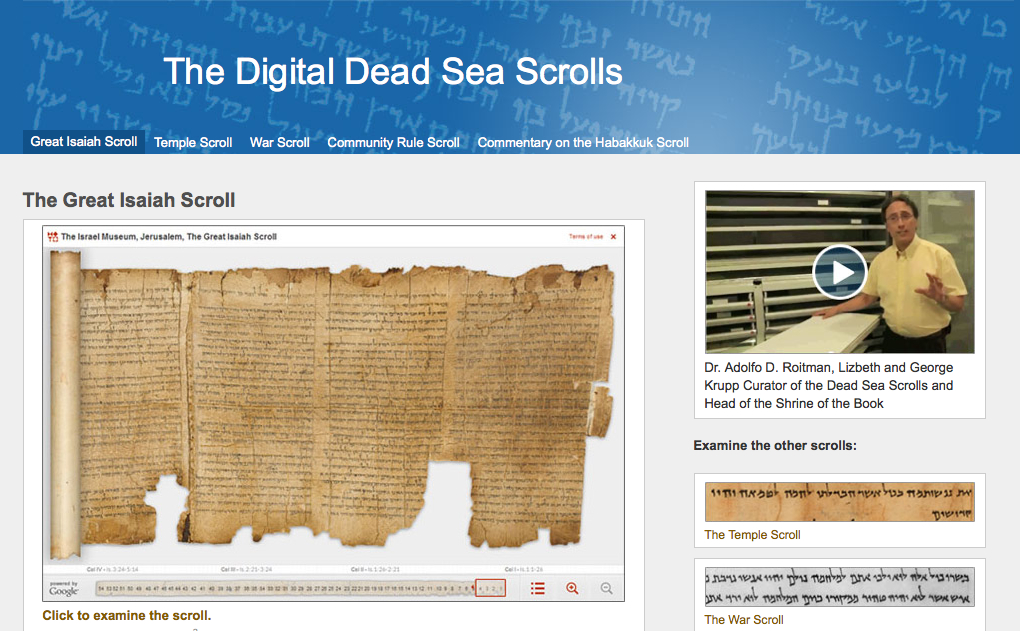 Dead Sea Scrolls Online: Biblical Texts Haven’t Been Viewed on This Many Tablets Since 70 A.D.